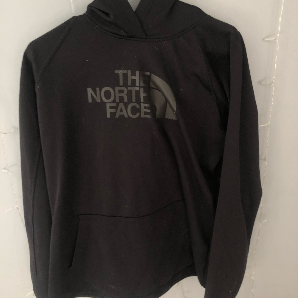 black north face hoodie